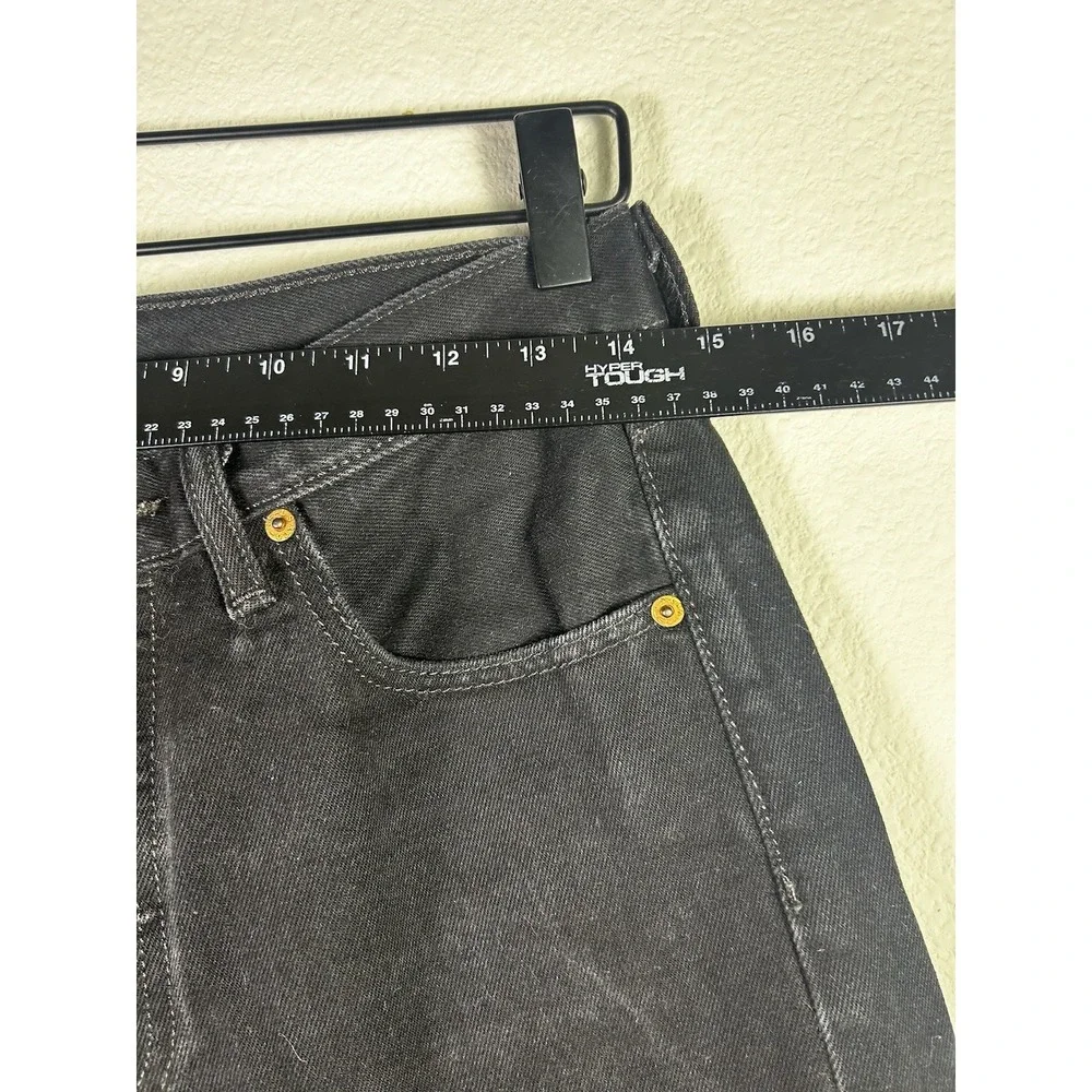 Levi's‎ Men's Black Denim Jeans Straight Button 5-Pocket Design